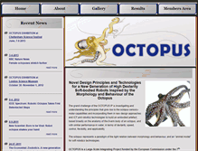 Tablet Screenshot of octopus-project.eu